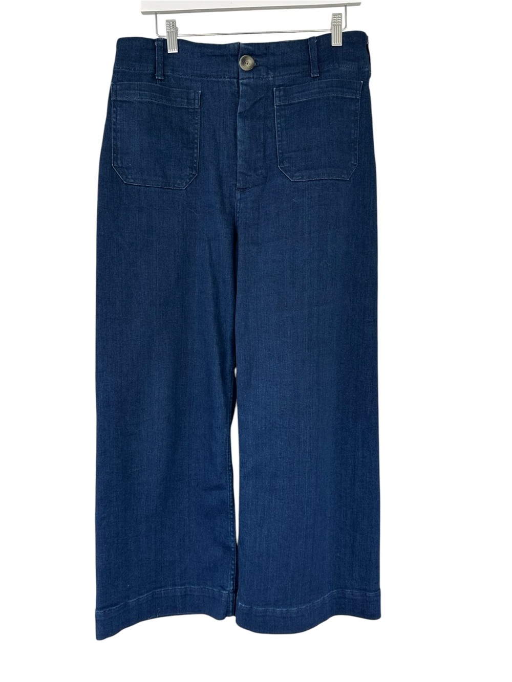 Anthropologie • The Colette Crop High-Rise Wide-Leg Jeans by Maeve
